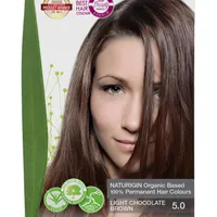 NATURIGIN Organic Based 100% Permanent Hair Colours Light Chocolate Brown 5.0