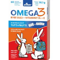 Vitar Kids Omega 3 + Vitaminy D3 + E