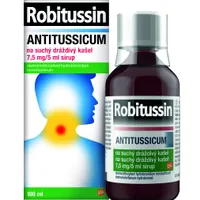Robitussin ANTITUSSICUM na suchý dráždivý kašel 7,5 mg/5 ml