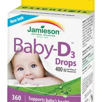 Jamieson Baby-D3 Vitamín D3 400 IU