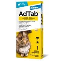 AdTab Žvýkací tablety pro kočky >2-8 kg 48 mg