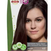 NATURIGIN Organic Based 100% Permanent Hair Colours Brown 4.0