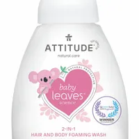 ATTITUDE Baby Leaves Pěnivé mýdlo a šampon 2v1 bez vůně