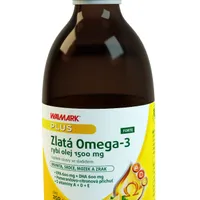Walmark Zlatá Omega-3 rybí olej 1500 mg FORTE