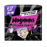 Ninjamas Pyjama Pants srdíčka 8–12 let 27–43 kg