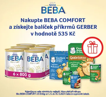 BEBA Comfort 6x800g NAVÍC Gerber balíček (květen 2024)