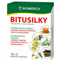 Biomedica Bitusilky bylinné pastilky s medem