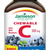 Jamieson Vitamín C 500 mg příchuť borůvka