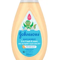 Johnson's Baby Pure Protect Koupel a mycí gel 2v1