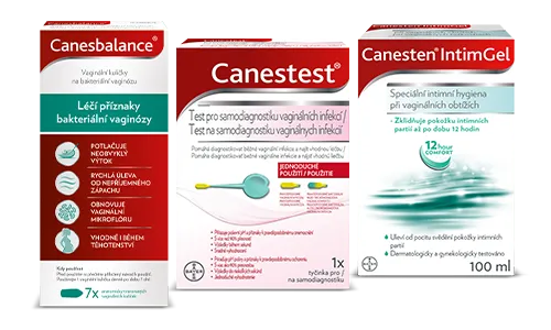 Produkty Canesten, Canesbalance, Canestest na bakteriální vaginózu
