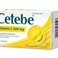 Cetebe Vitamin C 500 mg s postupným uvolňováním