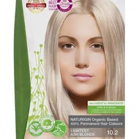 NATURIGIN Organic Based 100% Permanent Hair Colours Lightest Blonde Ash 10.2