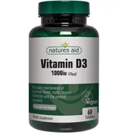 Natures Aid Vitamín D3 Vegan 1000 IU