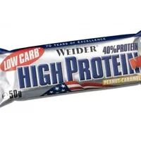 WEIDER Low Carb High Protein peanut-caramel tyčinka 50 g