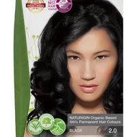 NATURIGIN Organic Based 100% Permanent Hair Colours Black 2.0