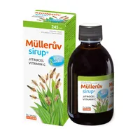 Dr. Müller Müllerův sirup s jitrocelem a vitaminem C bez cukru