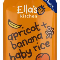 Ellas Kitchen BIO Dětská rýže Banán a meruňka