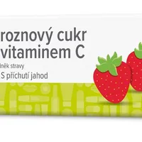 Dr. Max Hroznový cukr s vitaminem C jahoda