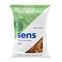 SENS Cvrččí Protein chipsy Česnek & Bylinky