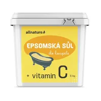 Allnature Epsomská sůl s vitamínem C