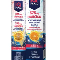 IQ Mag Hořčík 375 mg + B6 pomeranč
