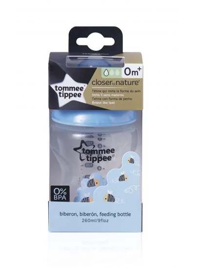 Tommee Tippee Kojenecká lahev ANTI-COLIC Pomalý průtok Pip the panda 0m+ 260 ml 1 ks