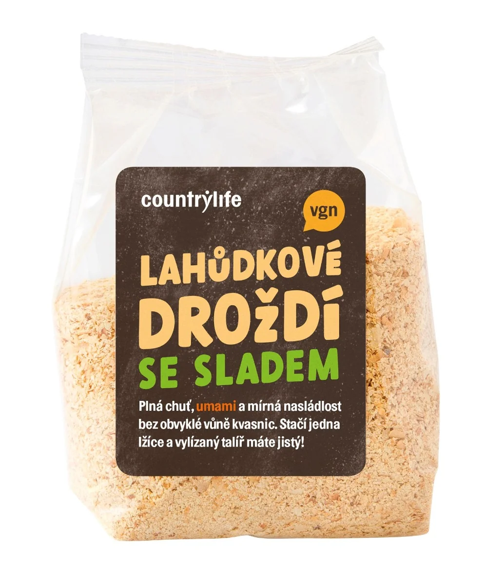 Country Life Droždí lahůdkové se sladem 150 g