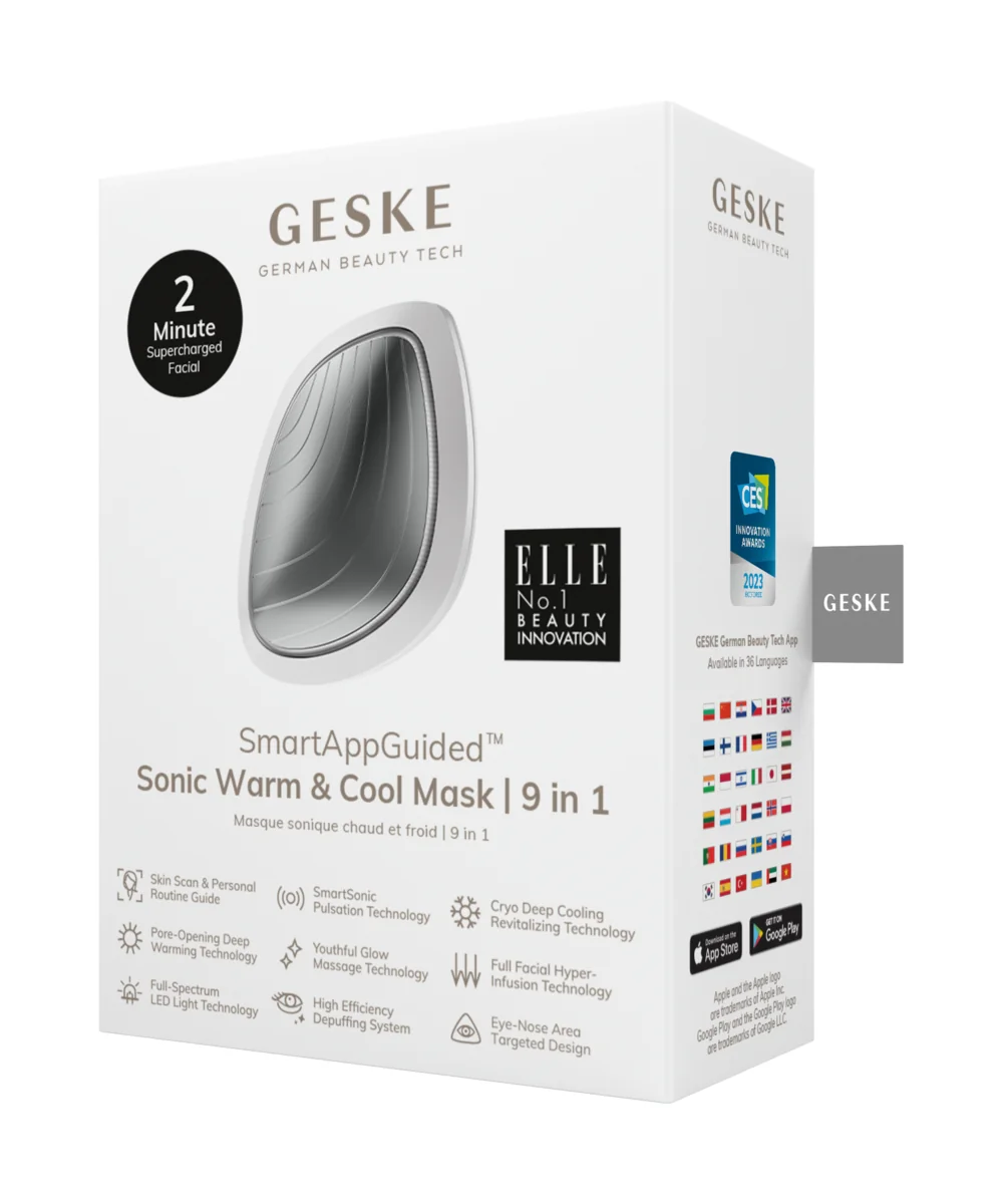 GESKE Sonic Warm&Cool Mask 9in1 sonický přístroj na aplikaci masky white