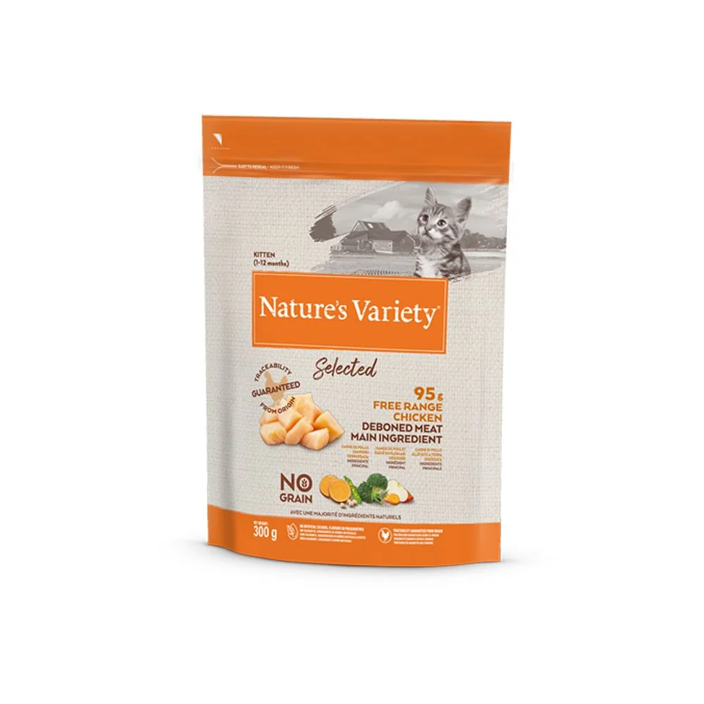 Natures Variety Selected pro koťata s kuřecím granule 300 g