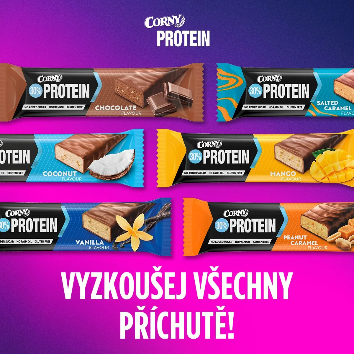 Corny Protein 30% kokos 50 g