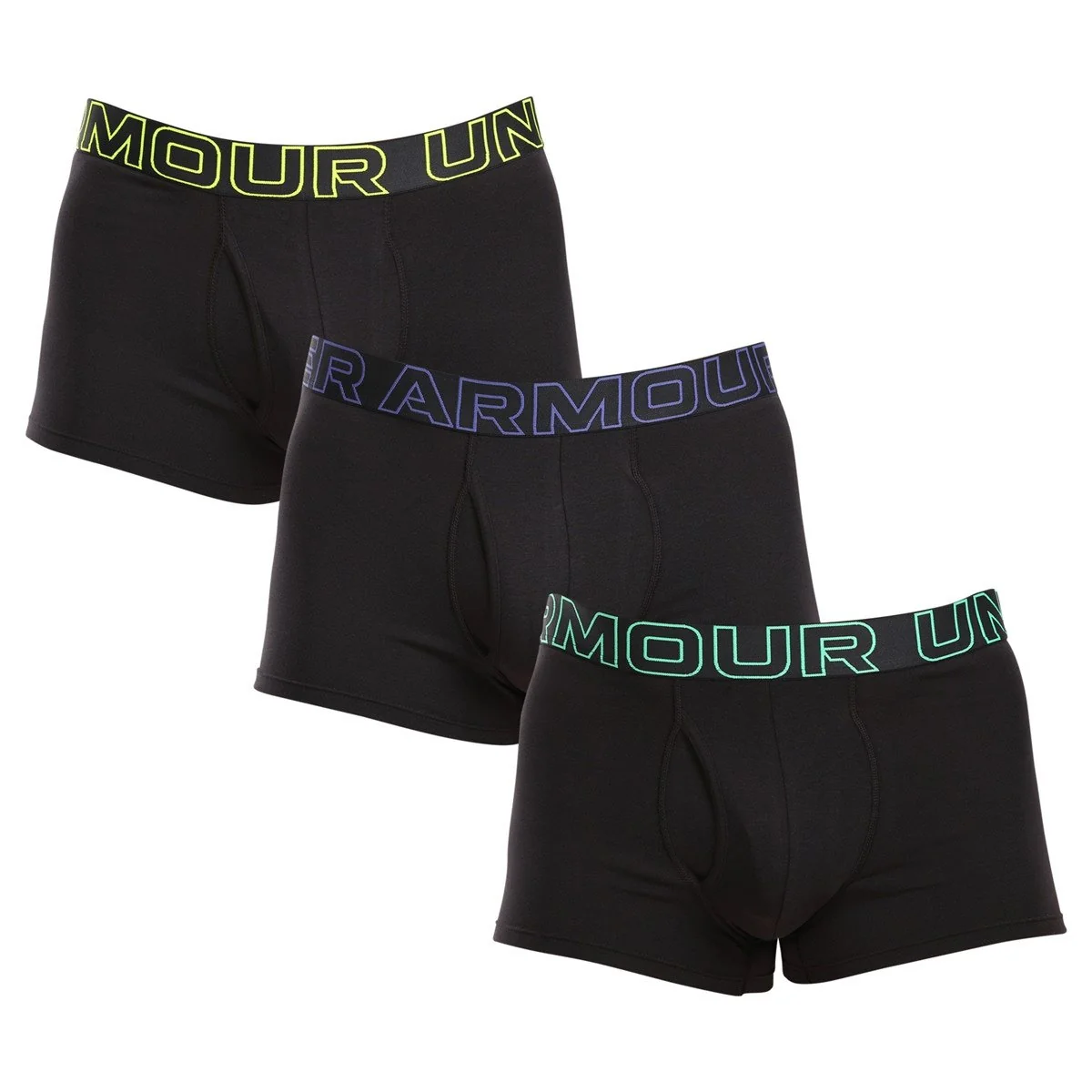 Under Armour 3PACK pánské boxerky černé (1383891 002) XL