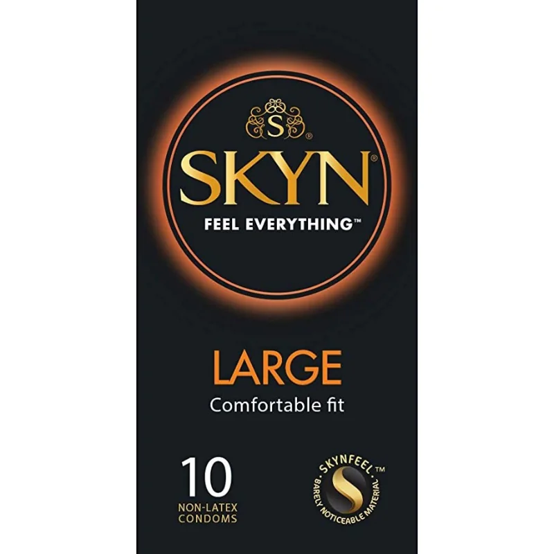 SKYN Large – XL bezlatexové kondomy (10 ks)