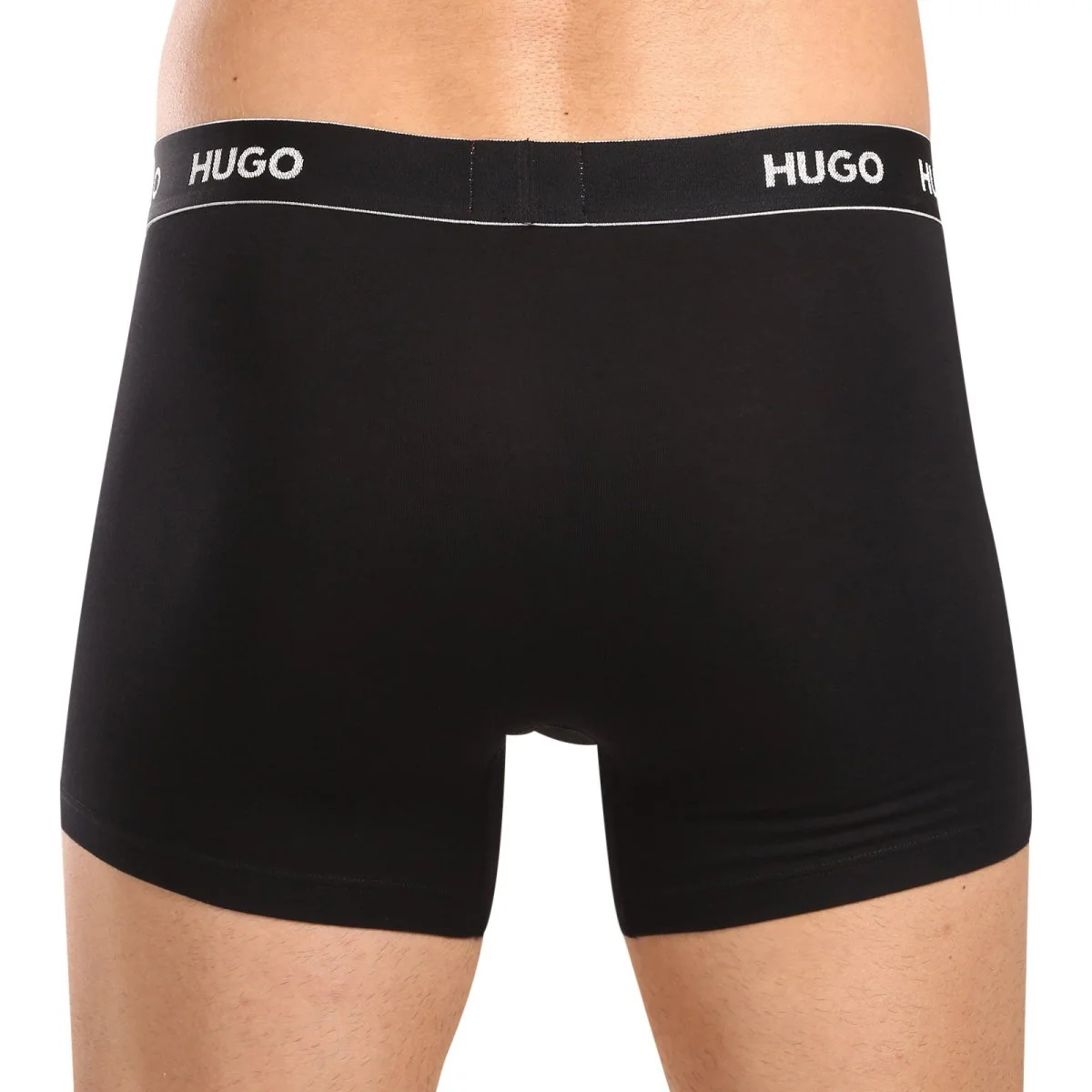 HUGO 3PACK pánské boxerky černé (50517886 991) M 