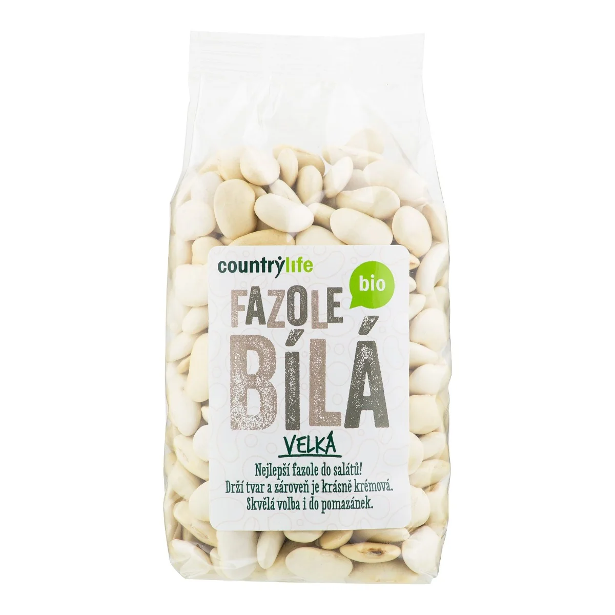 Country Life Fazole bílá velká BIO 500 g