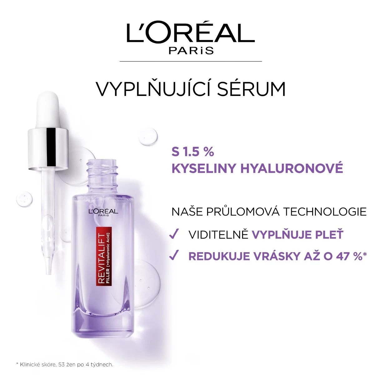 Loréal Paris Revitalift Filler sérum proti vráskám 30 ml