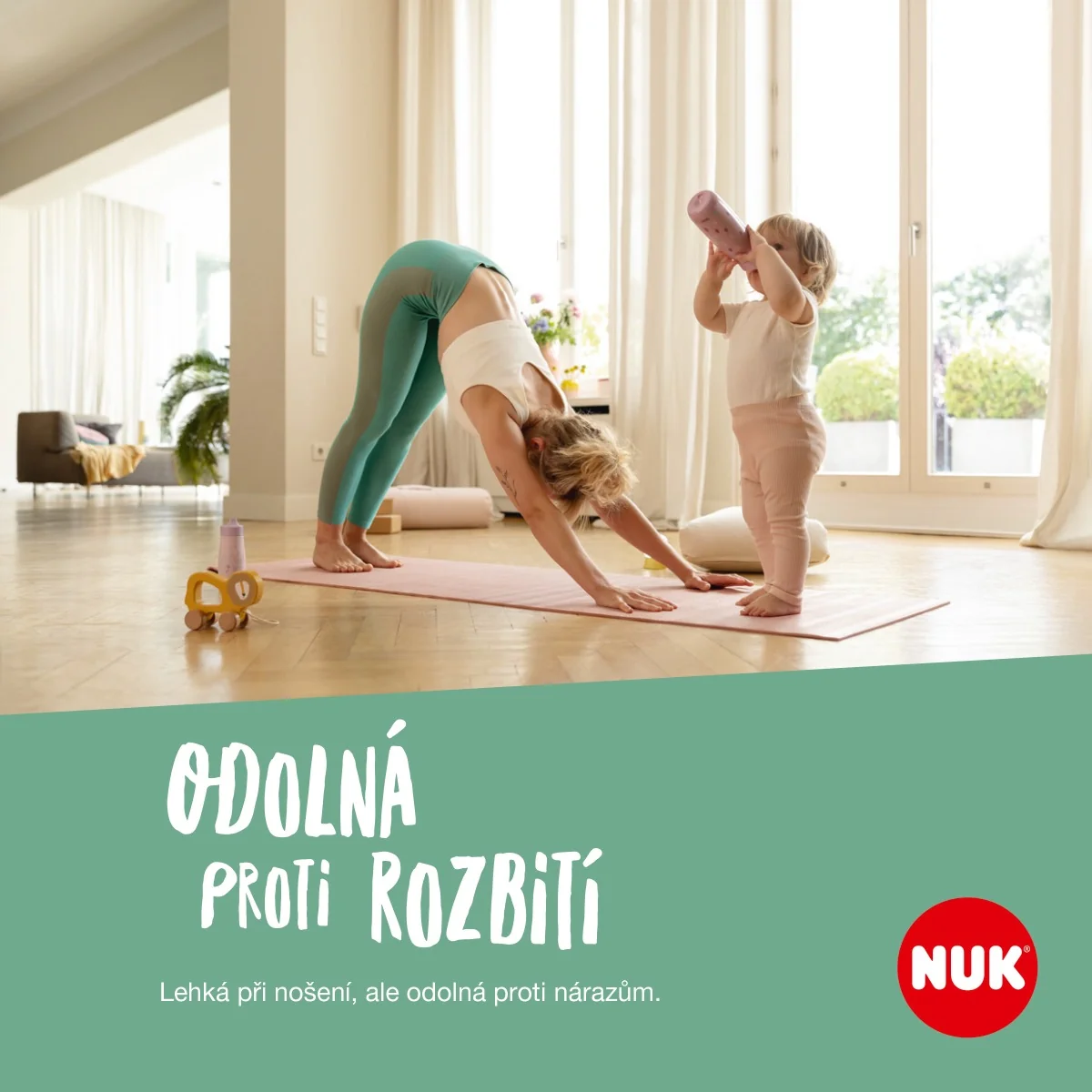 NUK Mini-Me Láhev Flip 12m+ 450 ml 1 ks