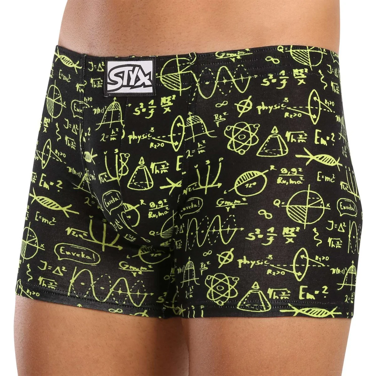 Styx 3PACK pánské boxerky long art klasická guma vícebarevné (3F12672) L 