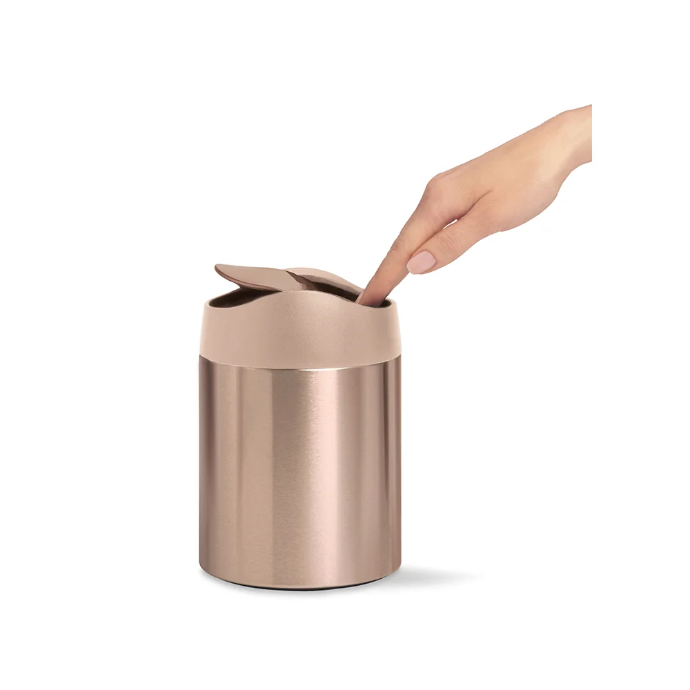 Simplehuman Mini odpadkový koš na stůl 1,5 l rose gold