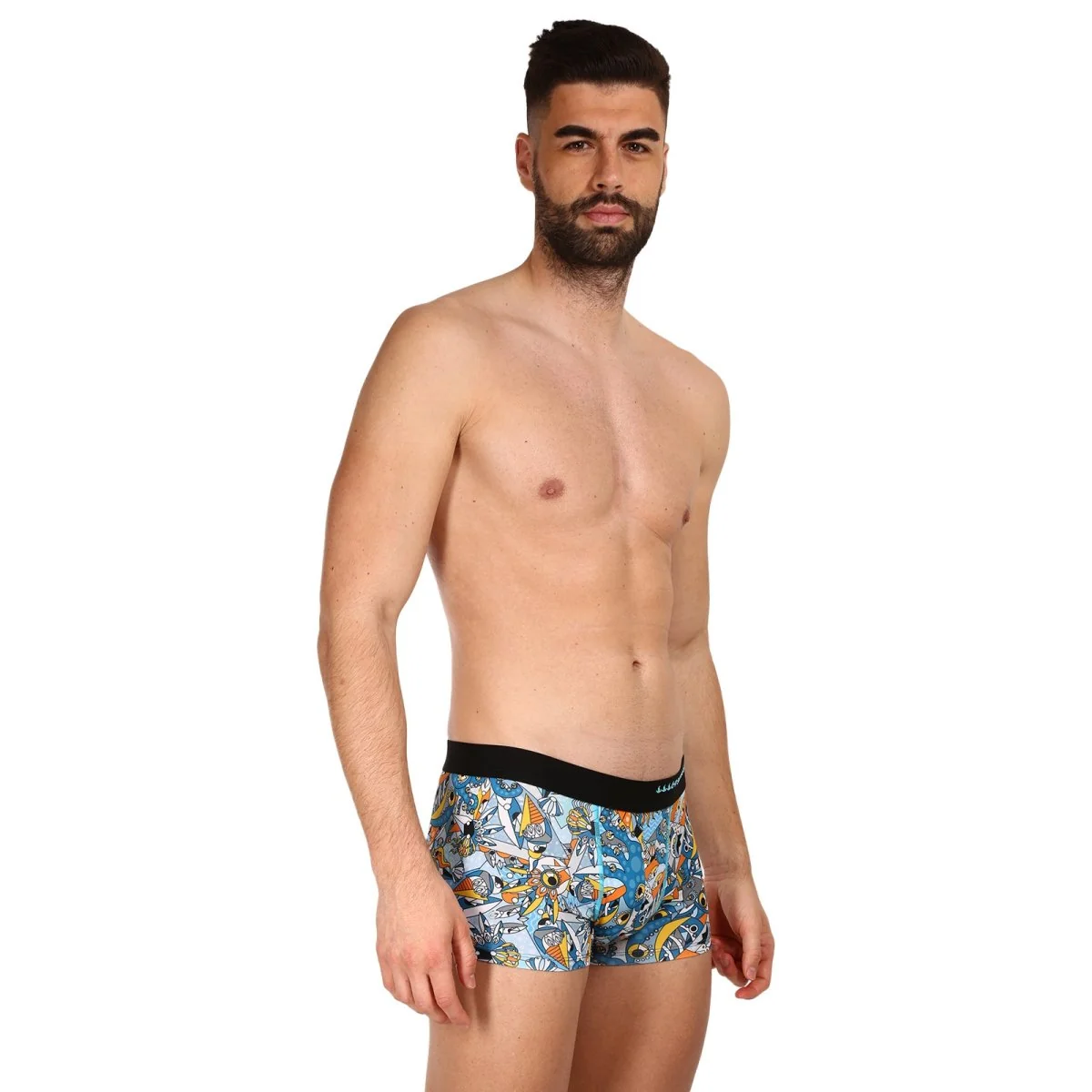 69SLAM Pánské boxerky hip exotic sea mason (MSYEXS-PO) XL 