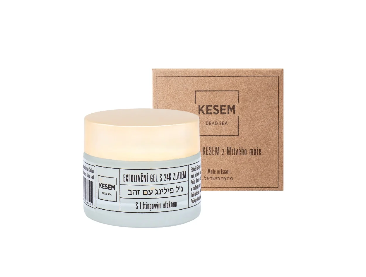 KESEM Exfoliační gel s 24K zlatem 50 ml