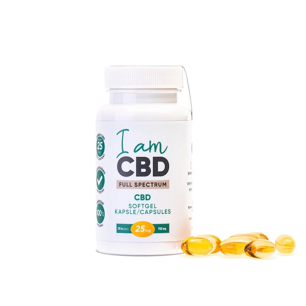 I am CBD Full Spectrum CBD kapsle 750 mg 30 kapslí