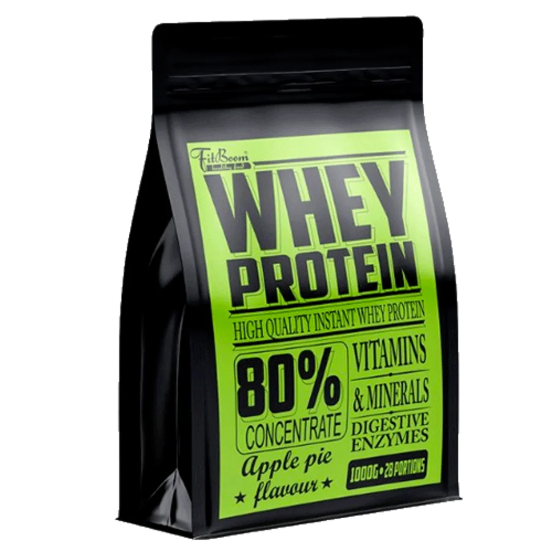 FitBoom Whey Protein 80% 1000g - čokoláda