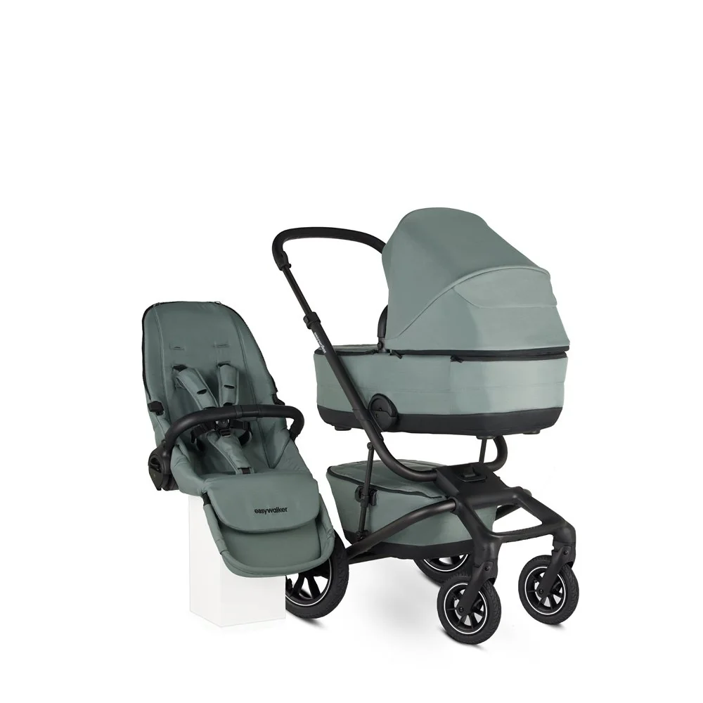 Easywalker Kočárek kombinovaný Jimmey Thyme Green XXL AIR + RWS 