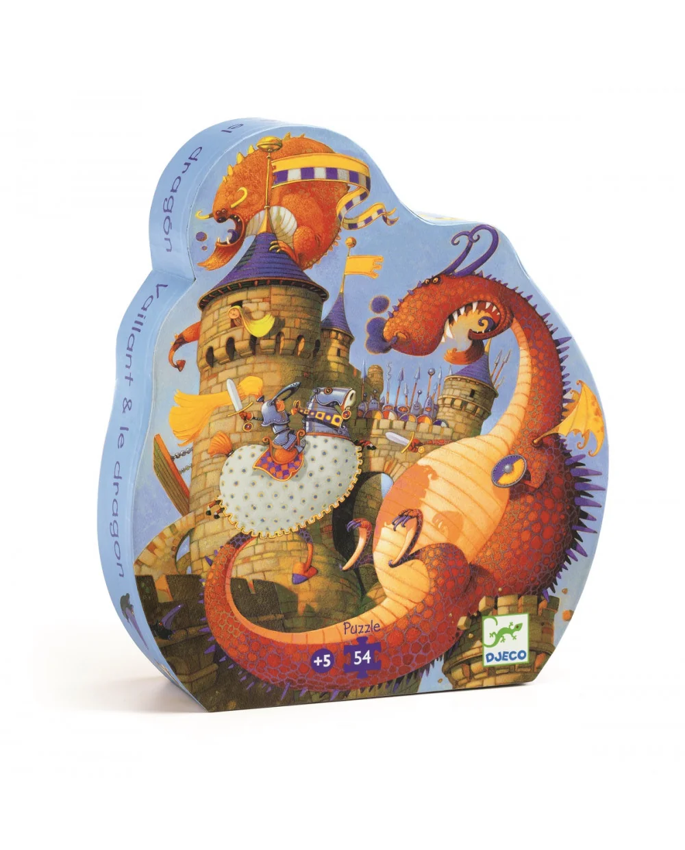 Djeco Puzzle Dračí bitva - 54 pcs