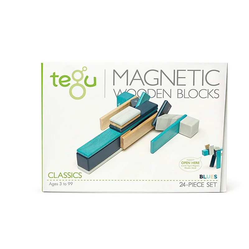 TEGU Magnetická stavebnice Blue - 24 dílů