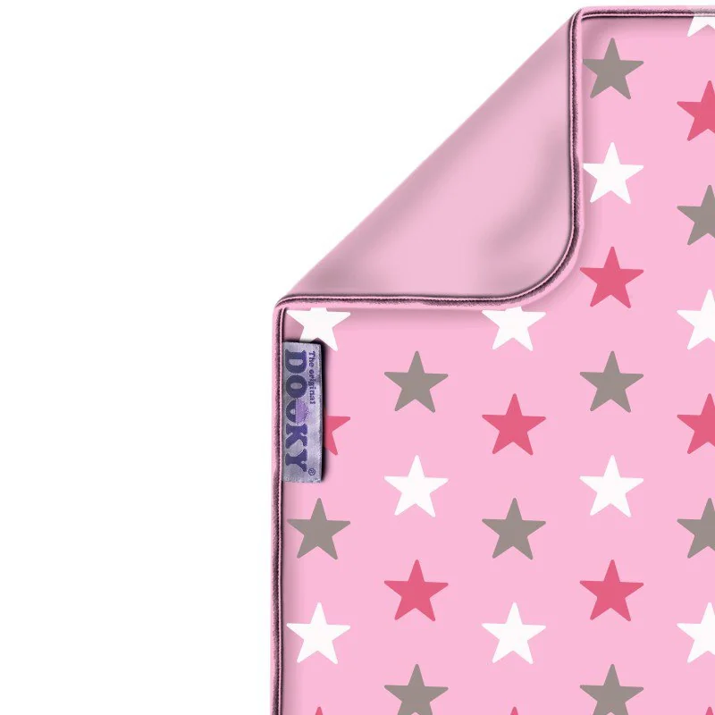 Dooky deka Blanket Baby Pink / Pink Stars 