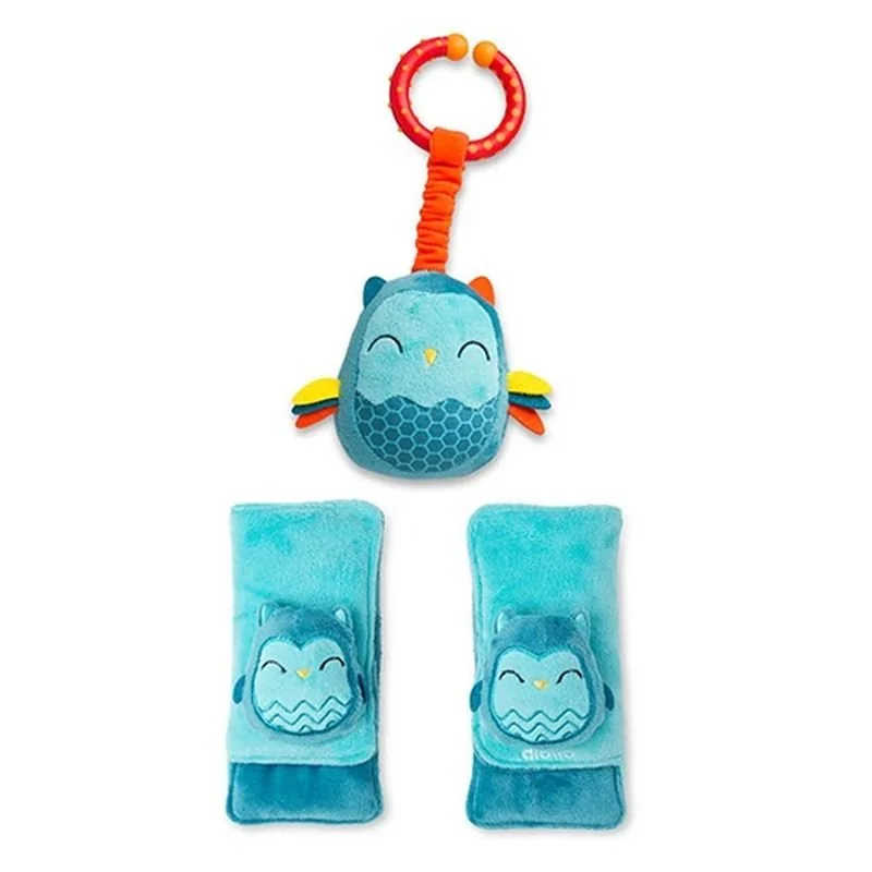 Diono chránič pásu Soft Wraps™ & Toy Owl 