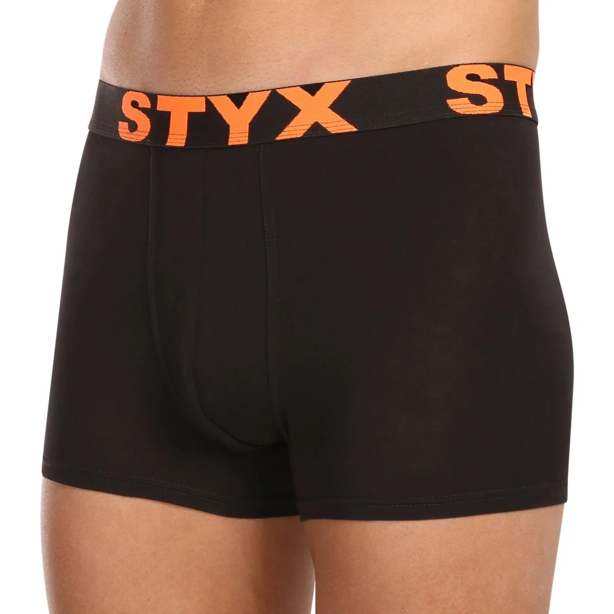 Styx 10PACK pánské boxerky sportovní guma černé (10G9601) XL 