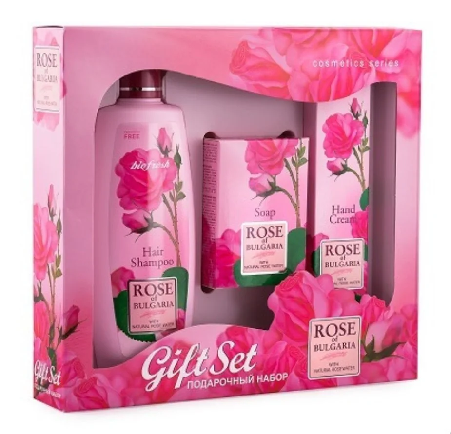 Biofresh Rose of Bulgaria dárkový set pro ženy 3 ks