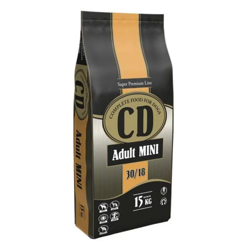 Delikan CD Adult Mini 30/18 15kg Kompletní superprémiové krmivo pro psy malých pleme